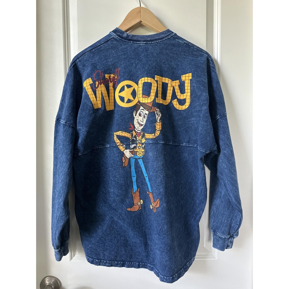 Disney Spirit Jersey Sheriff Woody Sweatshirt Adult Small Toy Story Pixar Parks - Picture 4 of 5